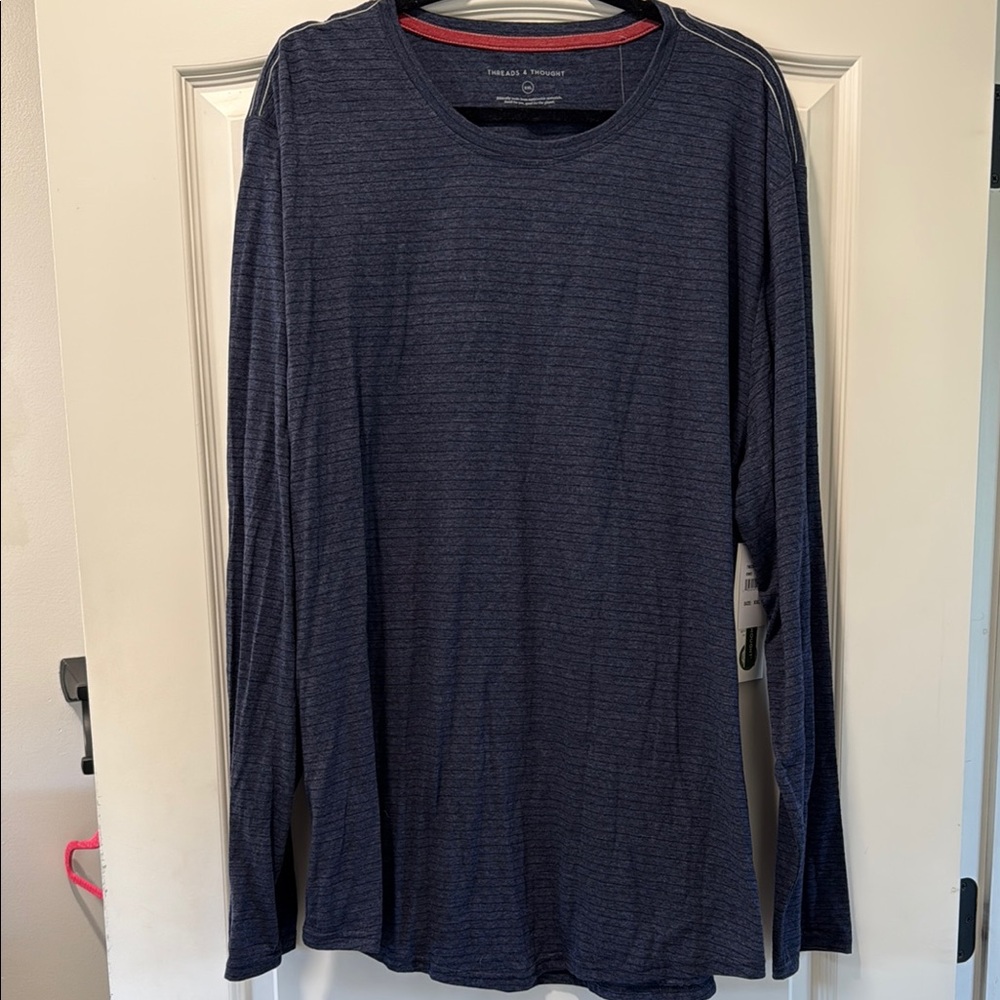 Threads 4 Thought Deep Blue Long Sleeve Tee